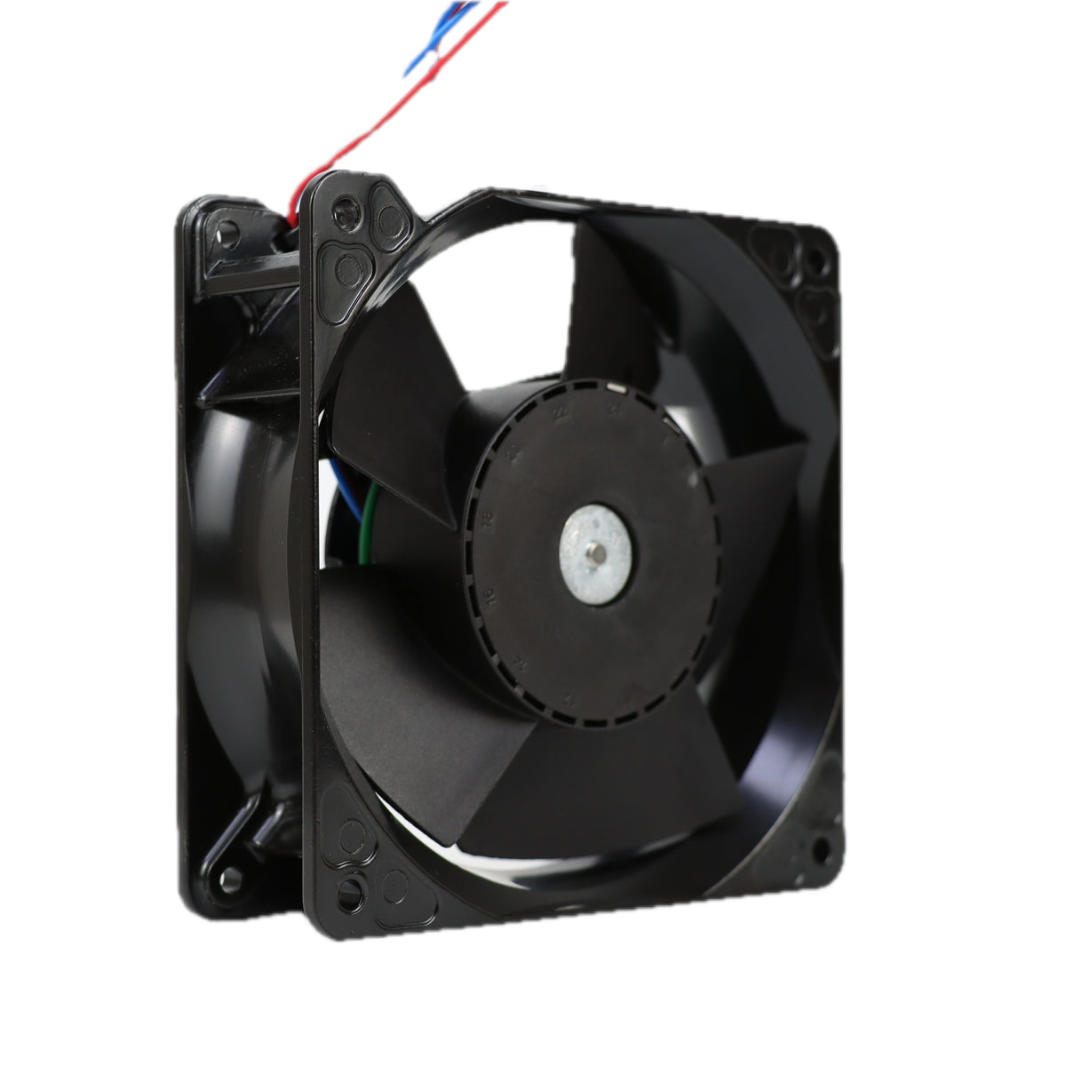 Front view of ebm-papst 4114NH4 compact fan