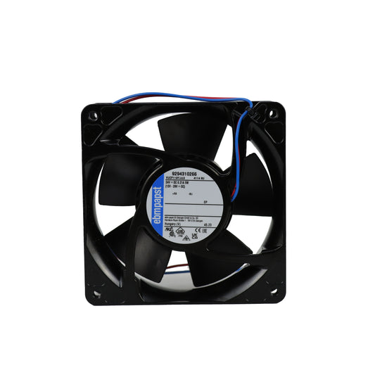 Front view of ebm-papst 4114NU compact fan
