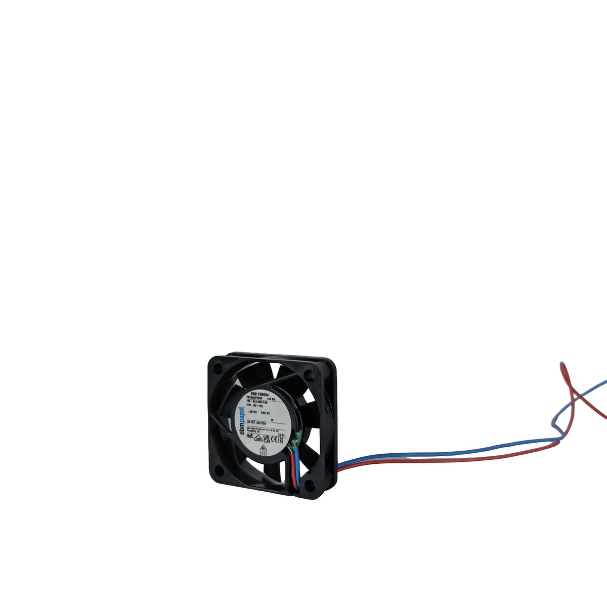 Back view of ebm-papst 412FH compact fan