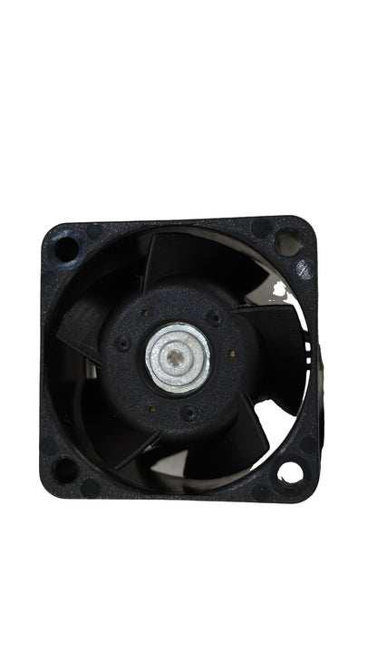 Front view of ebm-papst 412JHH compact fan
