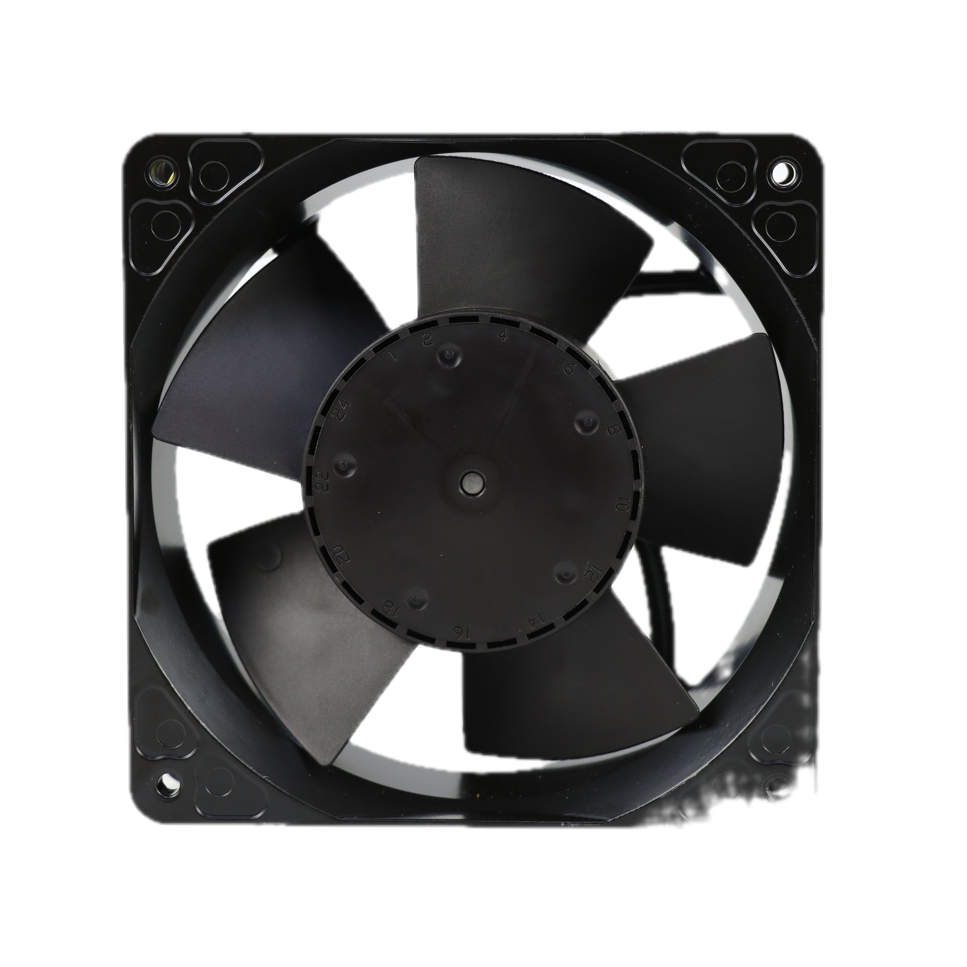 Front view of ebm-papst 4184N/2X compact fan
