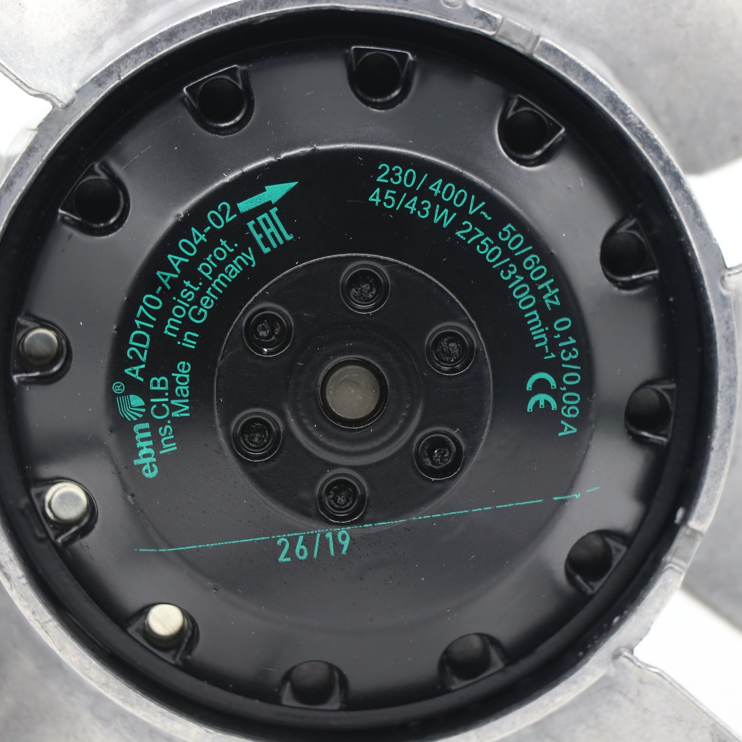 ebm-papst A2D170-AA04-02 45W 80Pa Axial Fan
