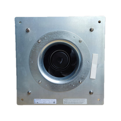 Front view of ebm-papst K3G250-PR17-W9 centrifugal fan