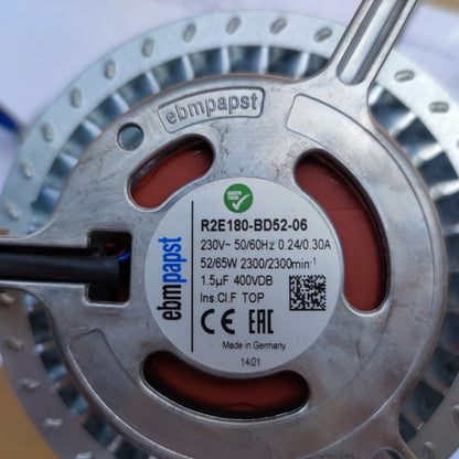 ebm-papst R2E180-BD52-06 350m³/h 2300RPM Industrial Fan
