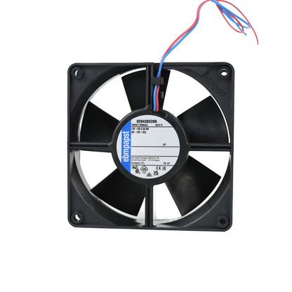Front view of ebm-papst 4312U compact fan