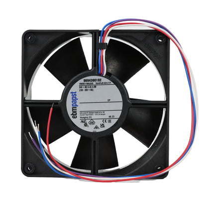 Front view of ebm-papst 4314/17T compact fan