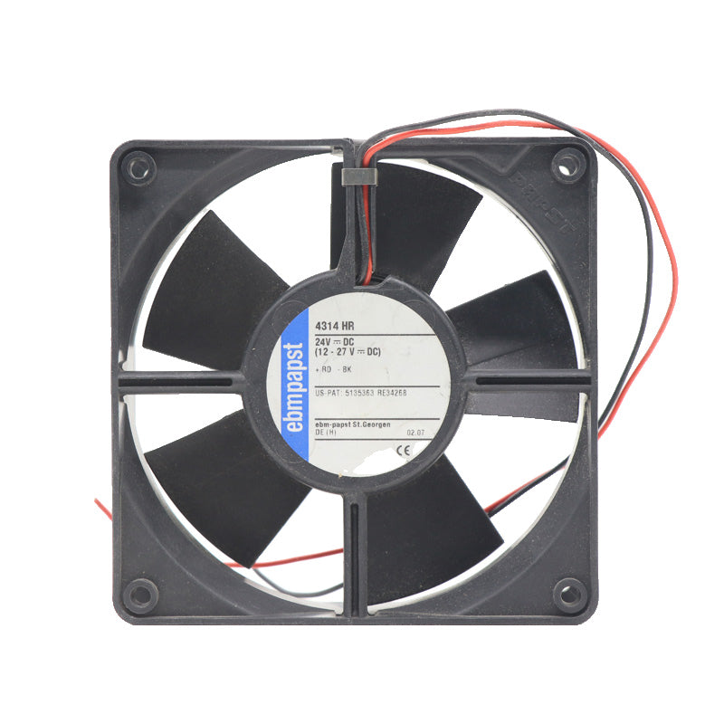 Front view of ebm-papst 4314HR compact fan