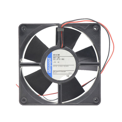 Front view of ebm-papst 4314HR compact fan