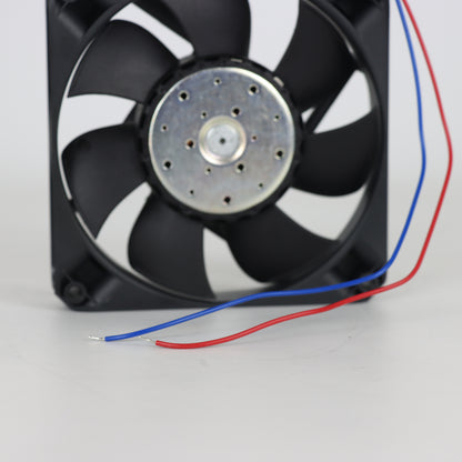 Nameplate detail of ebm-papst 4412FNH compact fan
