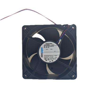 Front view of ebm-papst 4418H compact fan