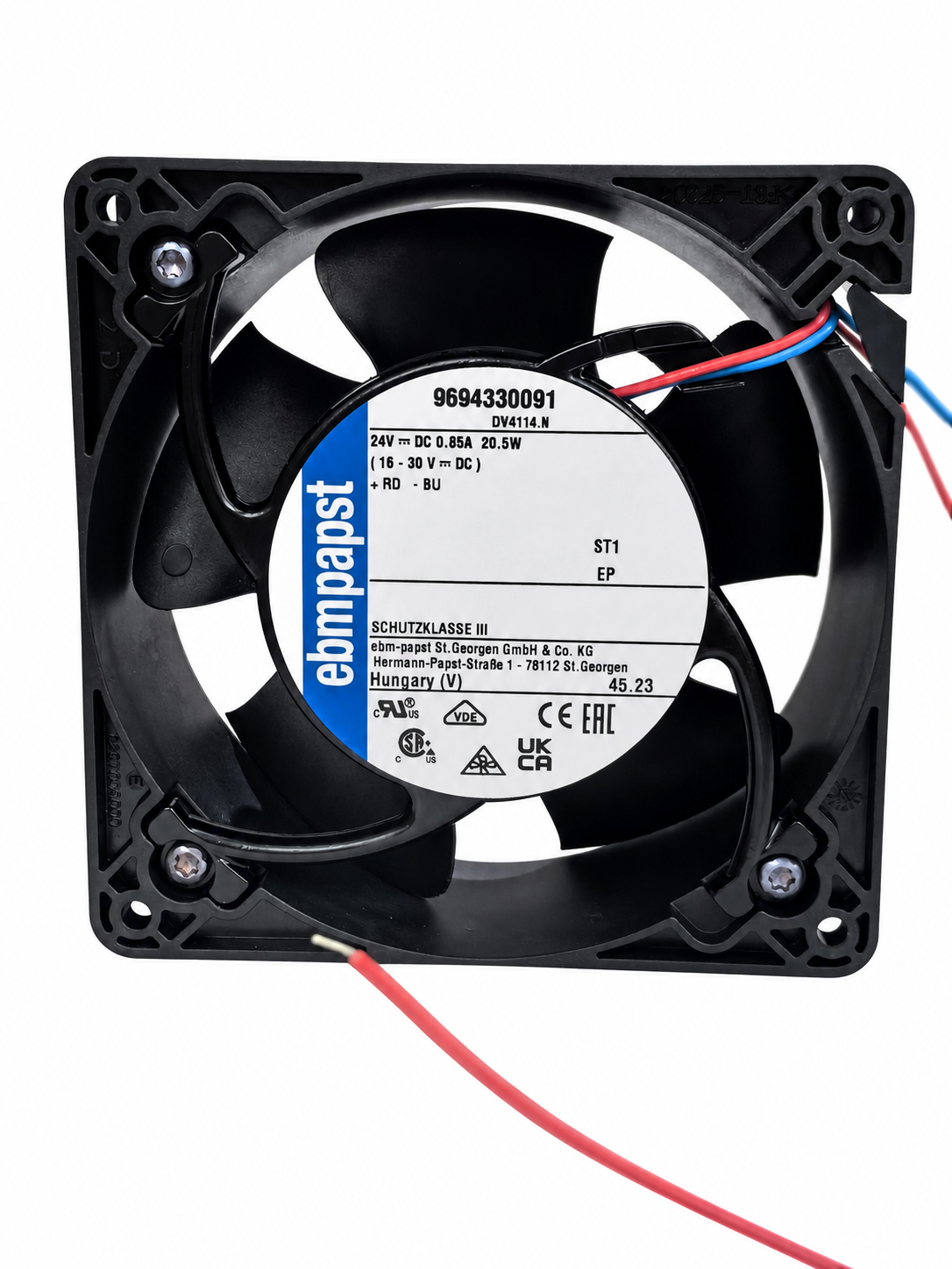 Compact Fan ebm-papst DV4114N 119*119*38mm