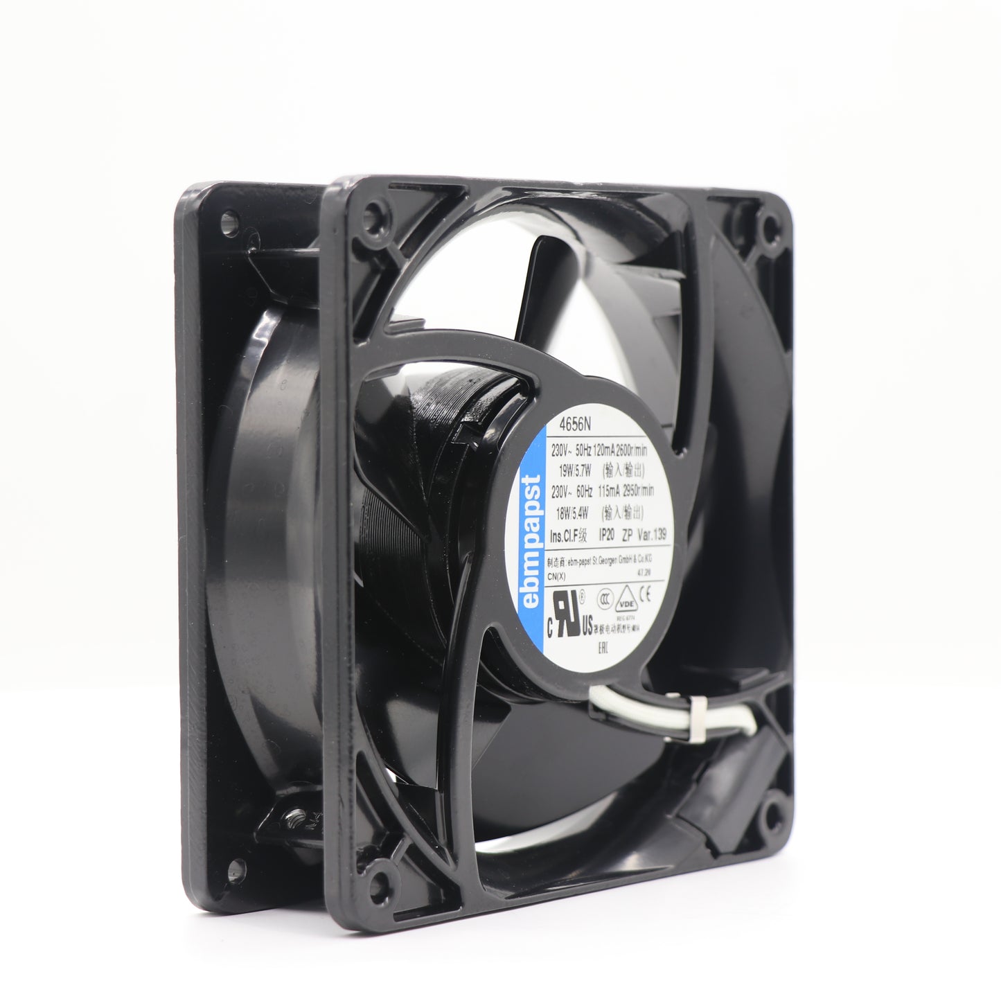 ebm-papst 4656N AC Axial Compact Fan 230V 119×119×38mm