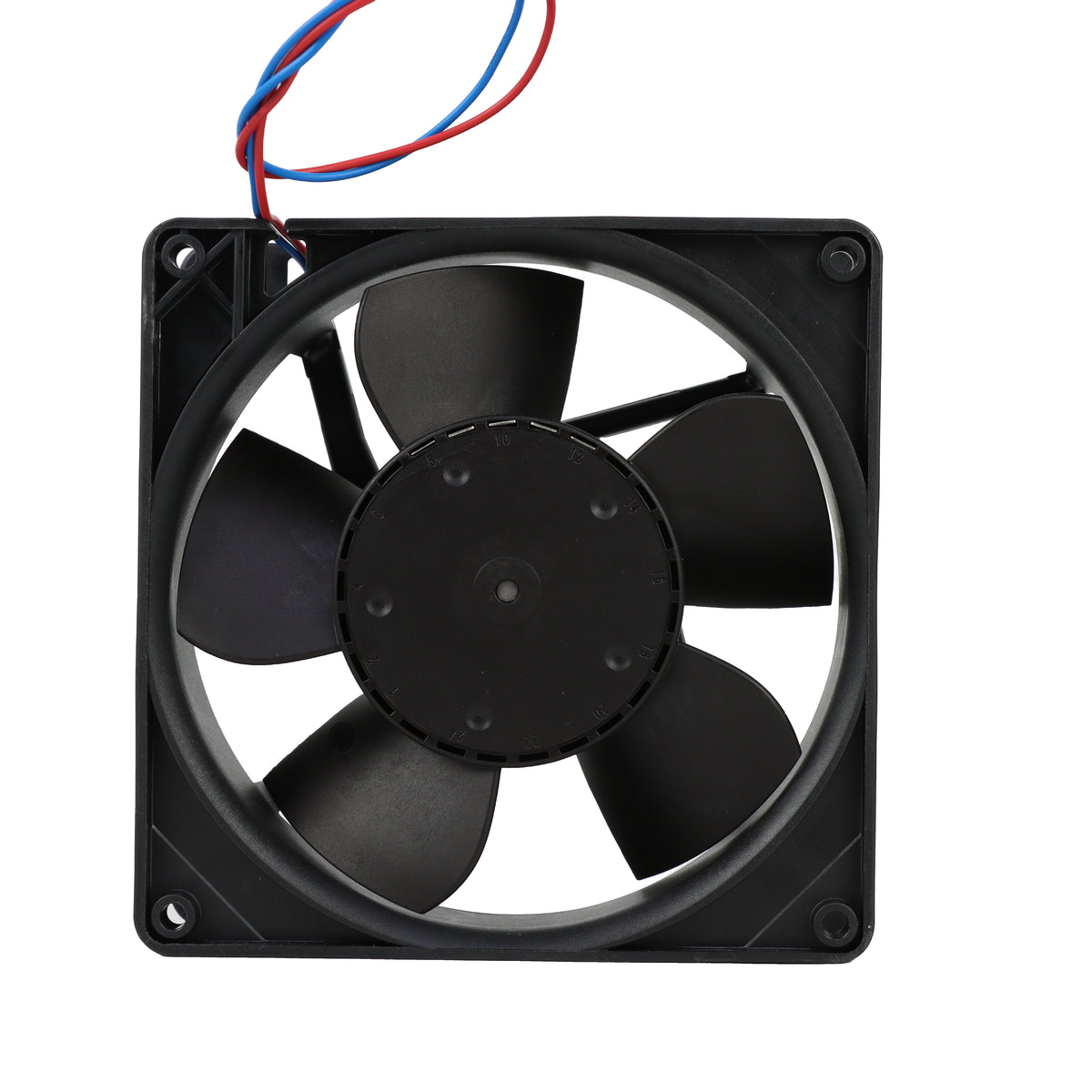Back view of ebm-papst 5214NH compact fan