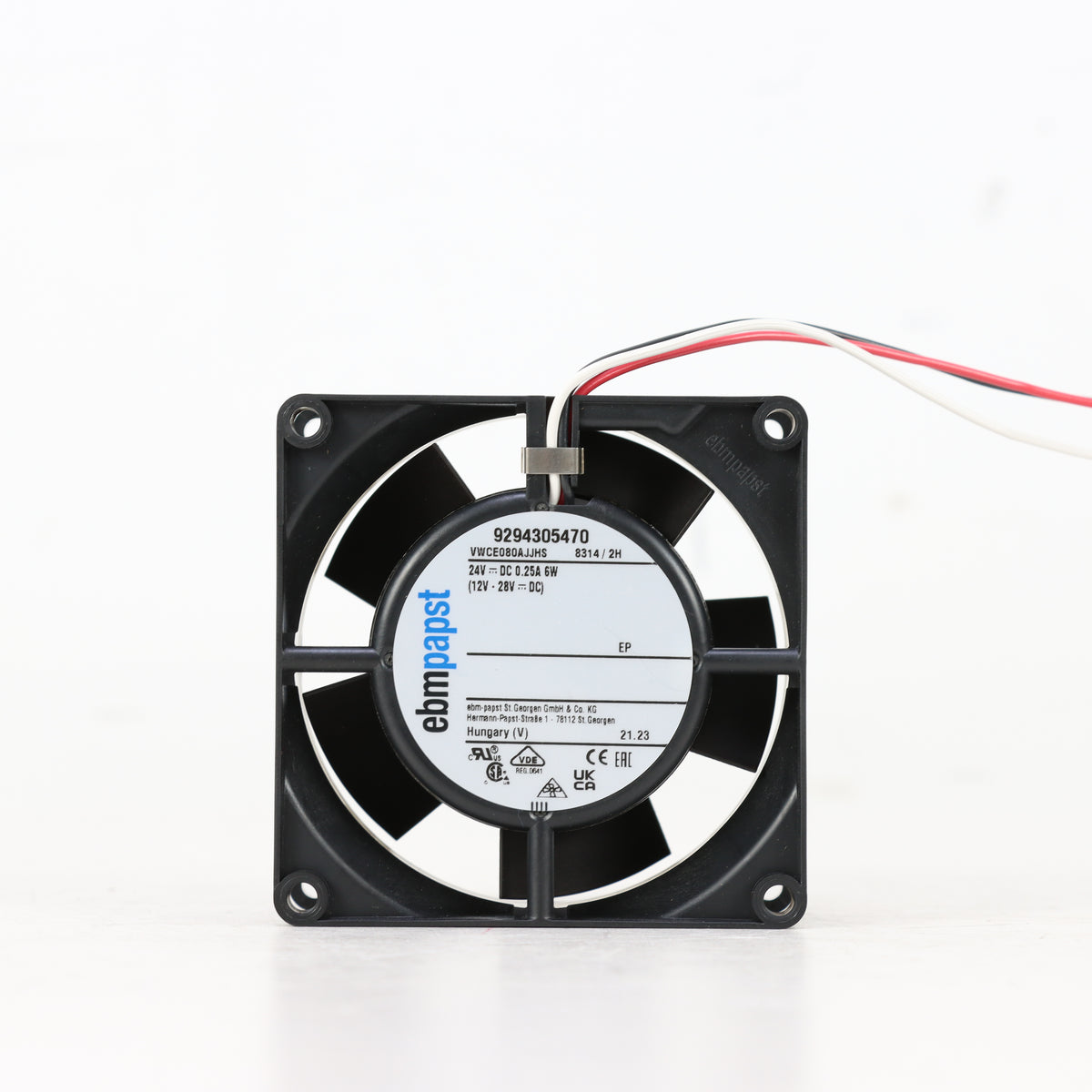 ebm-papst 8314/2H 5000RPM 6W Industrial Fan