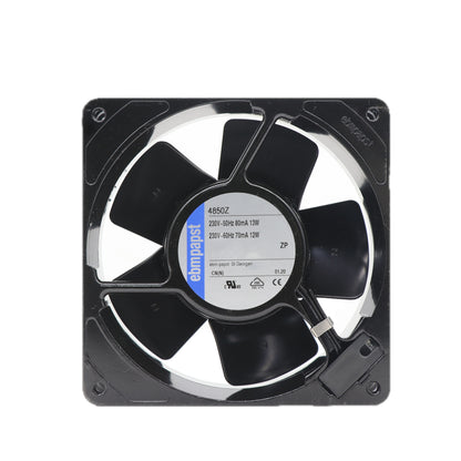 Back view of ebm-papst 4850Z compact fan