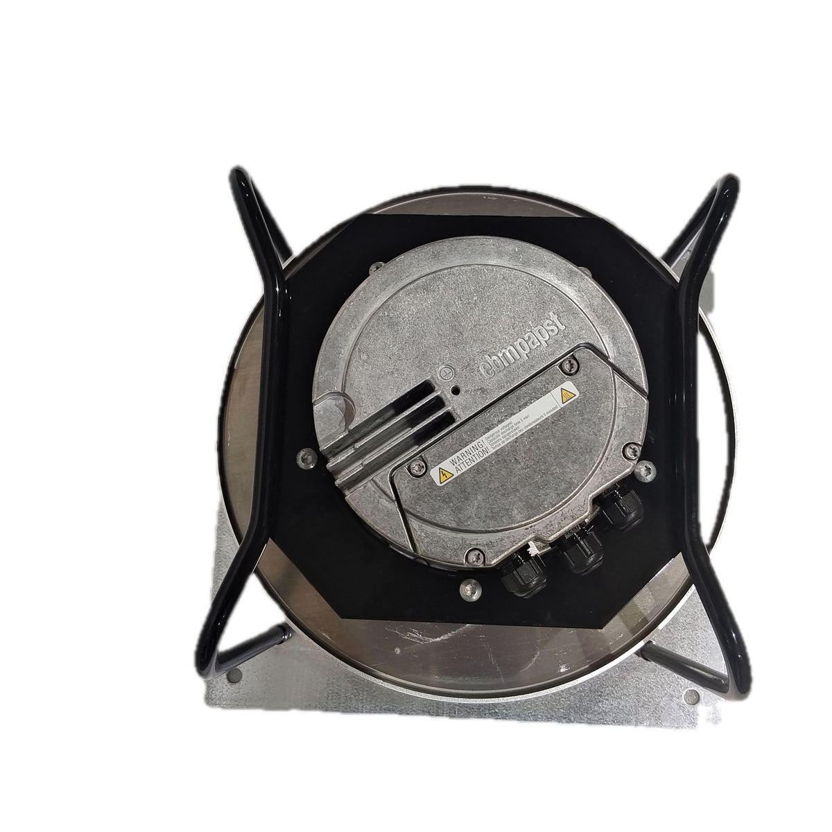 Back view of ebm-papst K3G280-AU11-C2 centrifugal fan