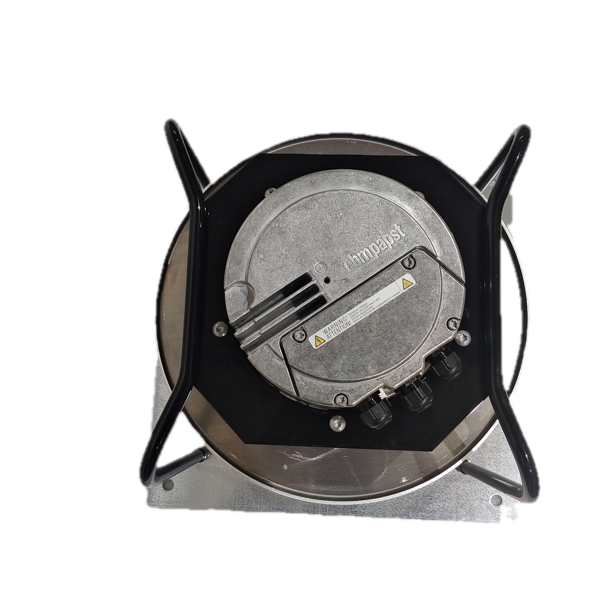 Back view of ebm-papst K3G280-AU11-C2 centrifugal fan