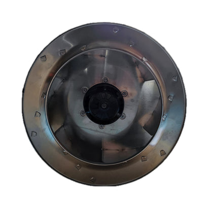 Front view of ebm-papst R4D450-AD12-06 centrifugal fan