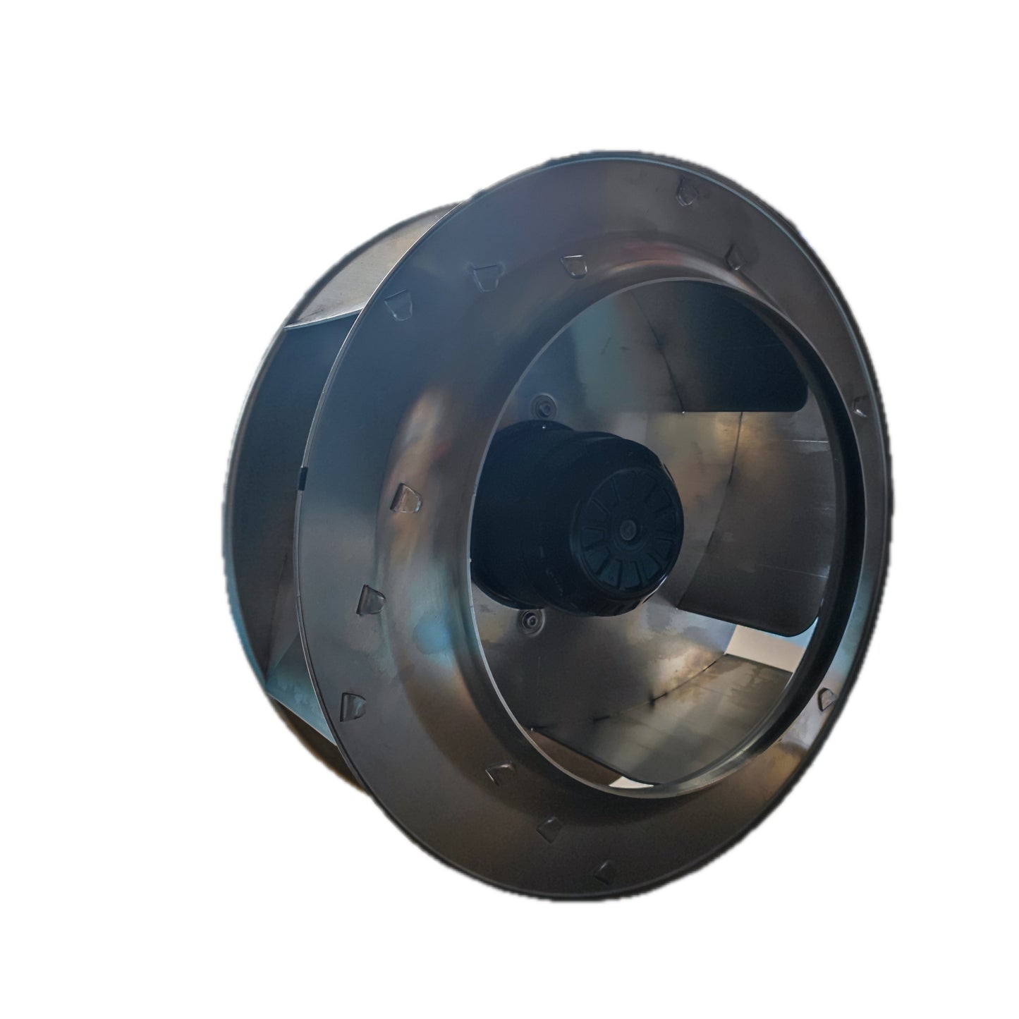 Side view of ebm-papst R4D450-AD12-06 centrifugal fan
