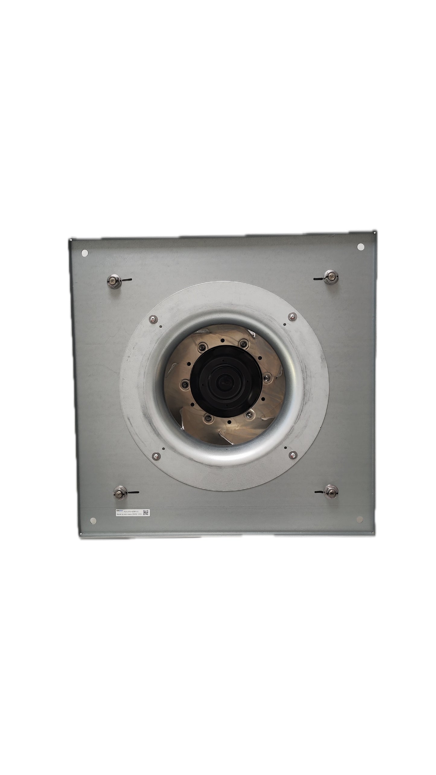 Front view of ebm-papst K3G310-AZ88-02 centrifugal fan