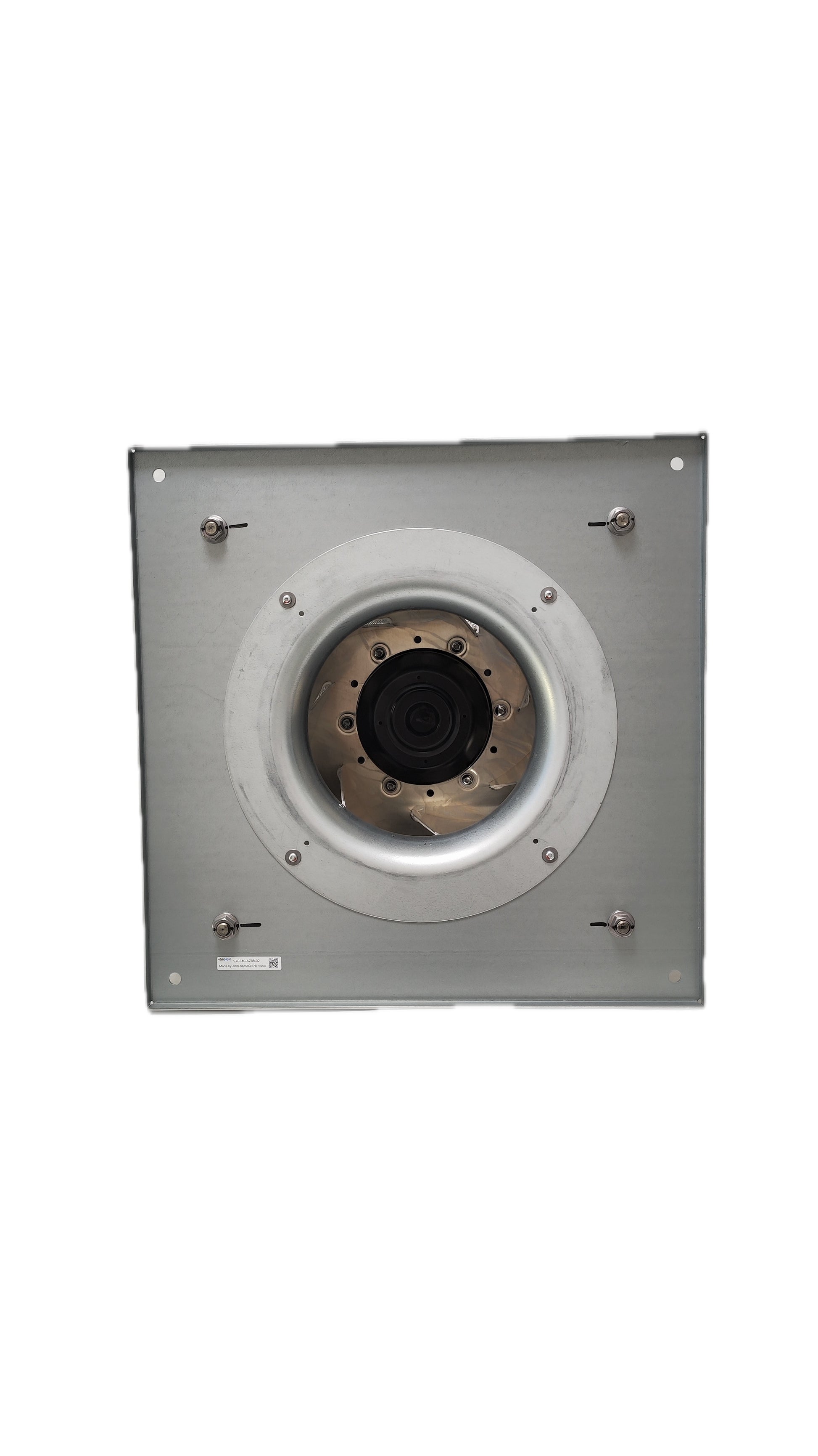 Front view of ebm-papst K3G310-AZ88-02 centrifugal fan