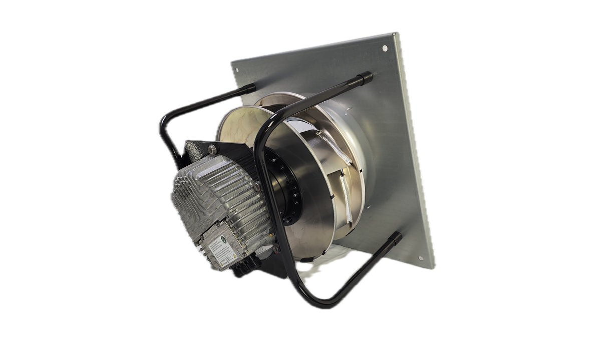 Back view of ebm-papst K3G310-AZ88-02 centrifugal fan