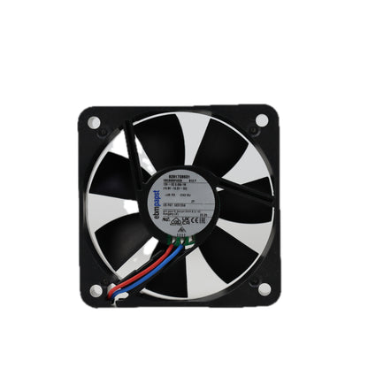 Back view of ebm-papst 612F compact fan