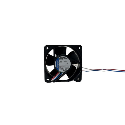 Front view of ebm-papst 614N/2HHR compact fan