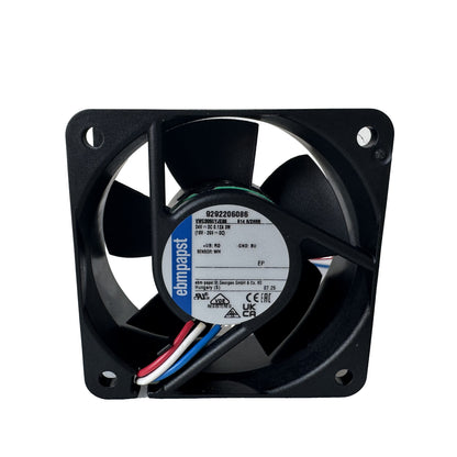 Back view of ebm-papst 614N/2HHR compact fan