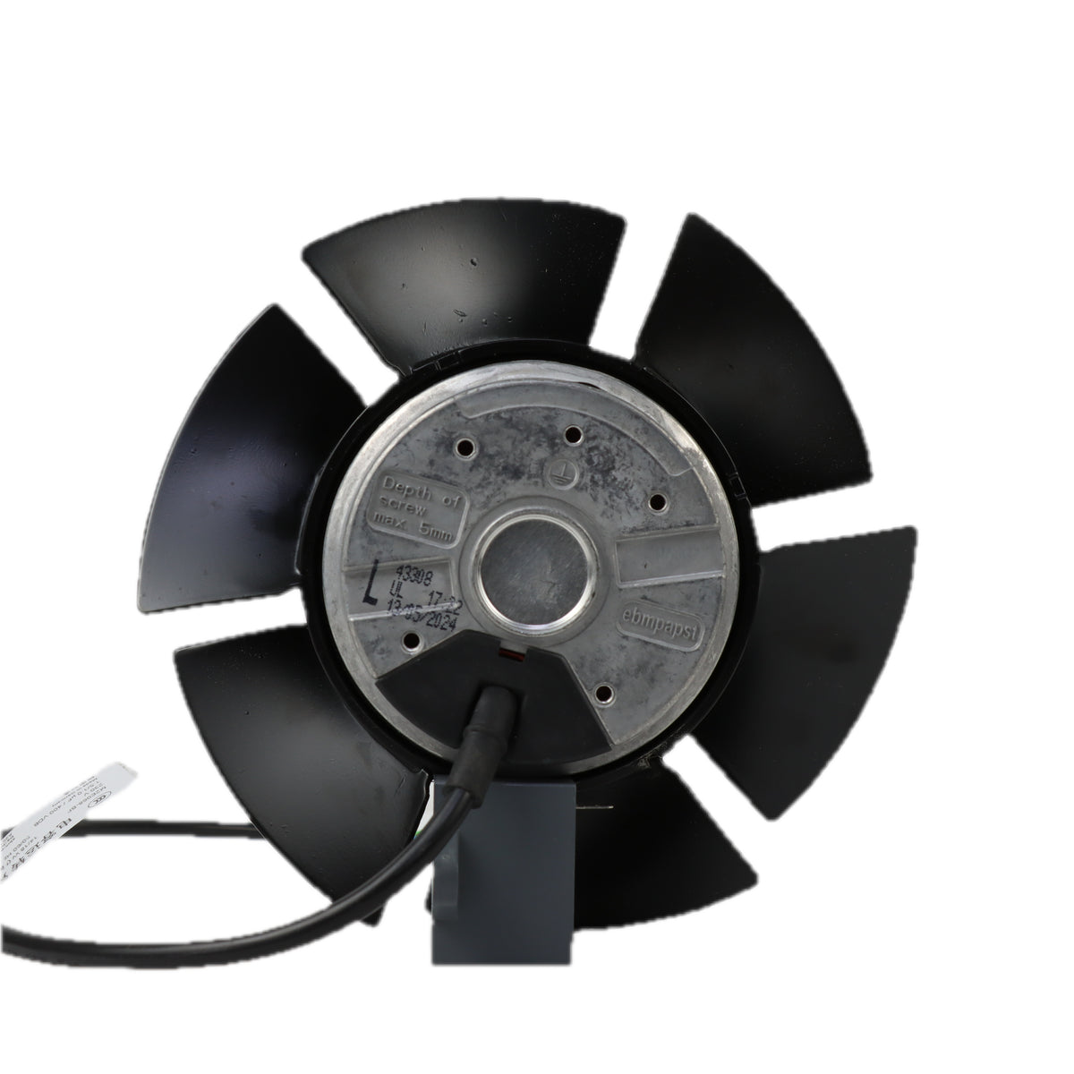 Back view of ebm-papst A2E170-AF23-01 axial fan