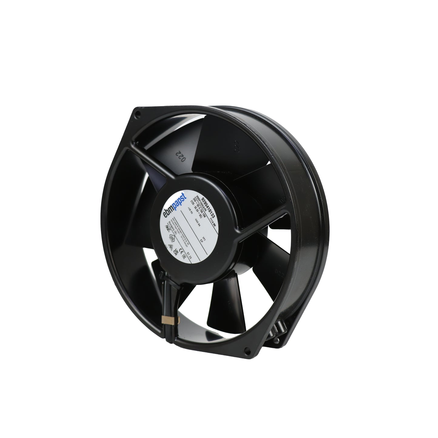 Side view of ebm-papst 7114NH compact fan