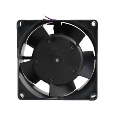 Front view of ebm-papst 8314/17T compact fan