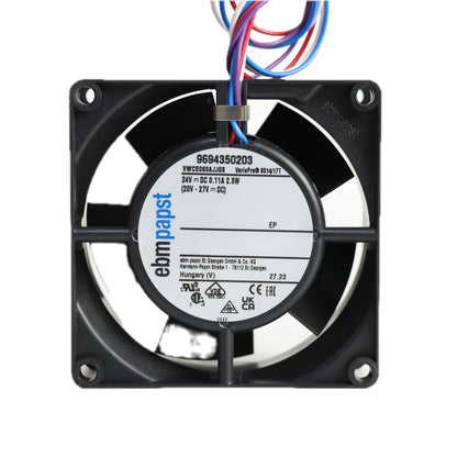 Back view of ebm-papst 8314/17T compact fan