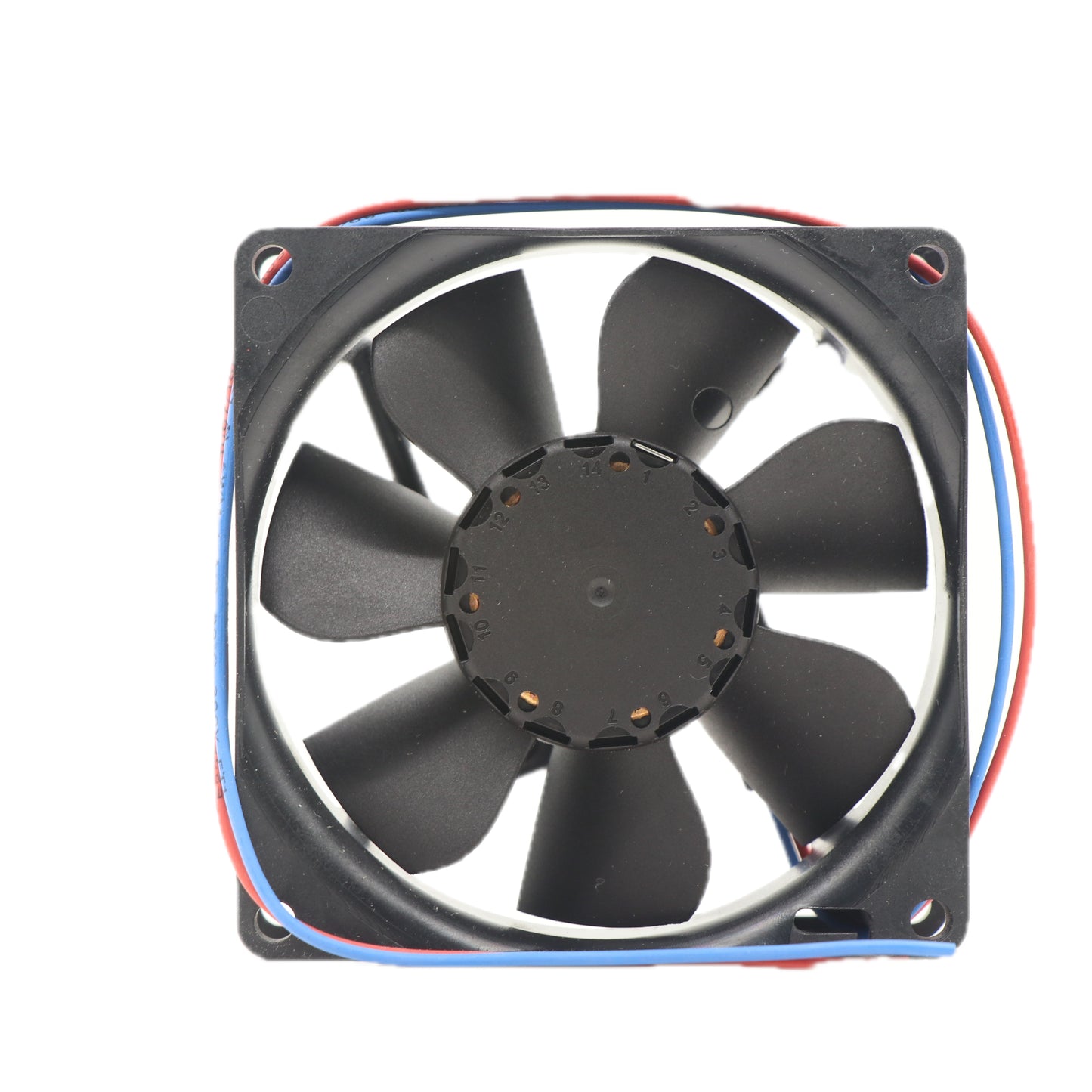 Front view of ebm-papst 8414NGH compact fan