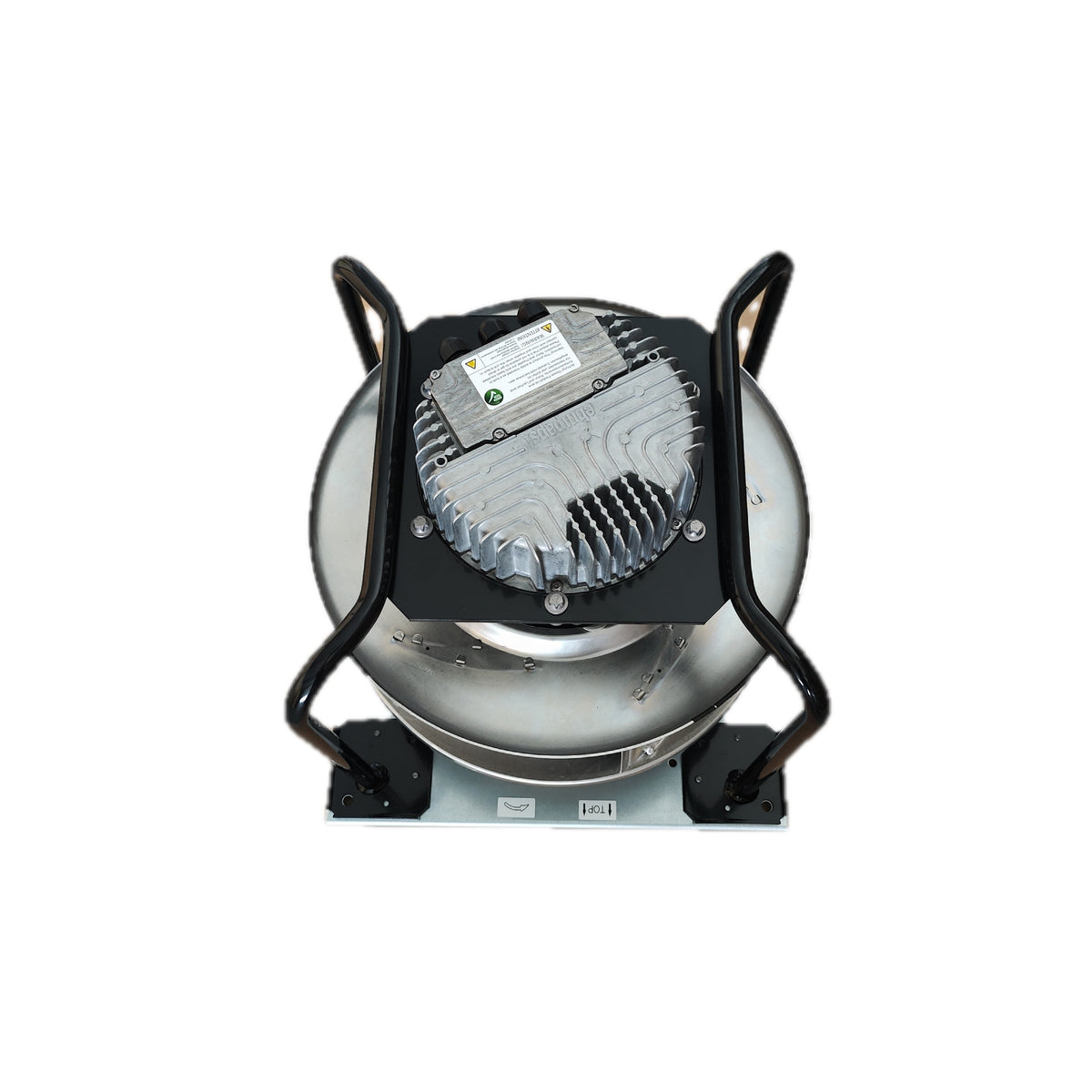 Back view of ebm-papst K3G400-PA27-71 centrifugal fan