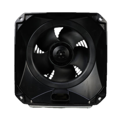Front view of ebm-papst W2D250-EH26-25 axial fan