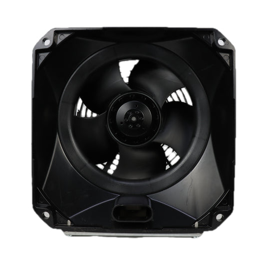 Front view of ebm-papst W2D250-EH26-25 axial fan
