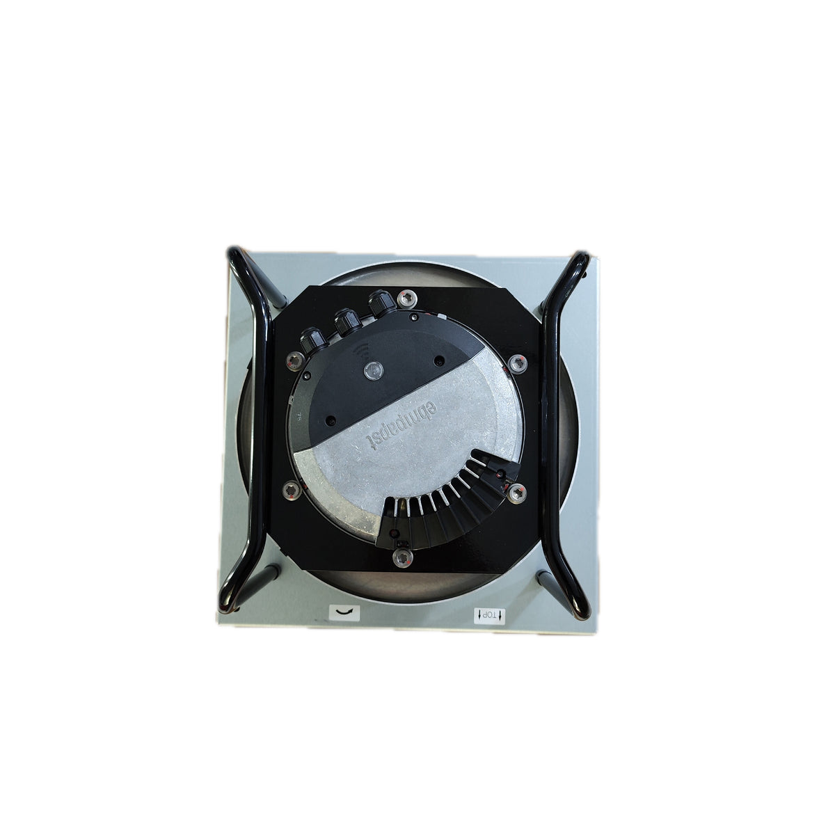 Back view of ebm-papst K3G310-PV69-03/F01 centrifugal fan
