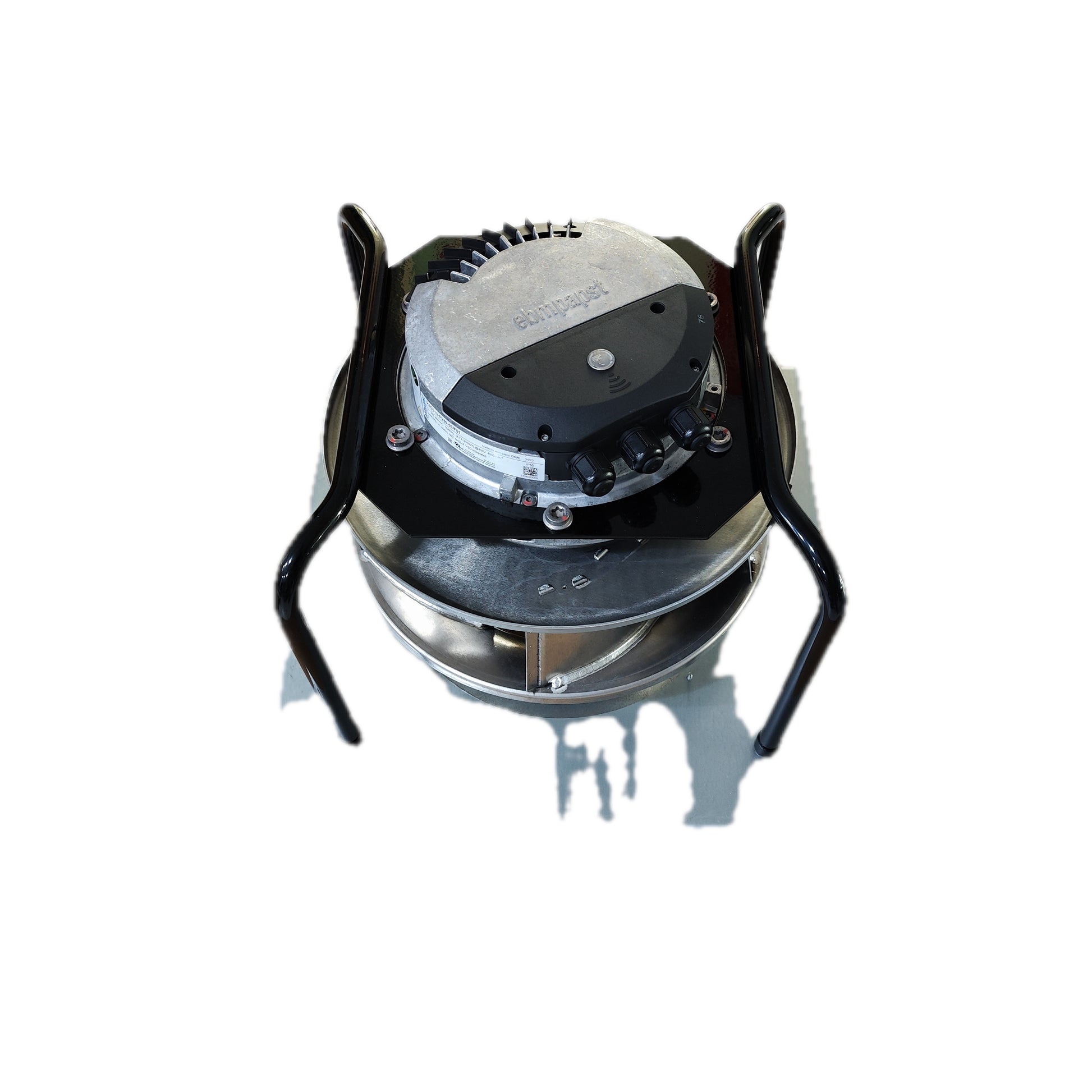 Side view of ebm-papst K3G310-PV69-03/F01 centrifugal fan