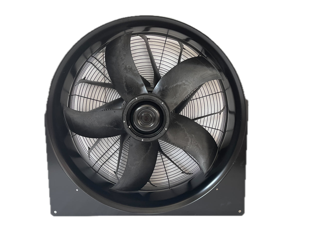 Front view of ebm-papst W3G910-LU25-03/F01 axial fan