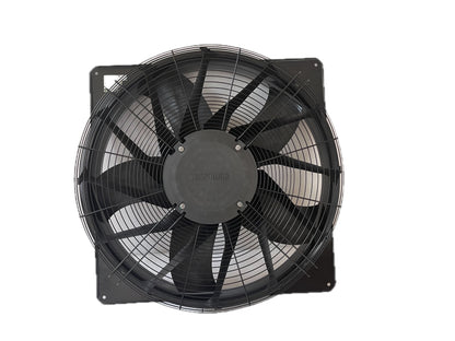 Back view of ebm-papst W3G910-LU25-03/F01 axial fan