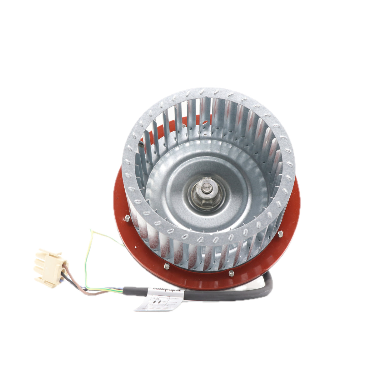 Front view of ebm-papst R2E120-AO16-09 centrifugal fan