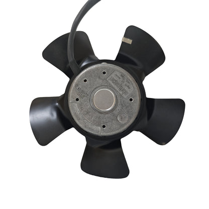 Front view of ebm-papst A2D200-AA02-02 axial fan