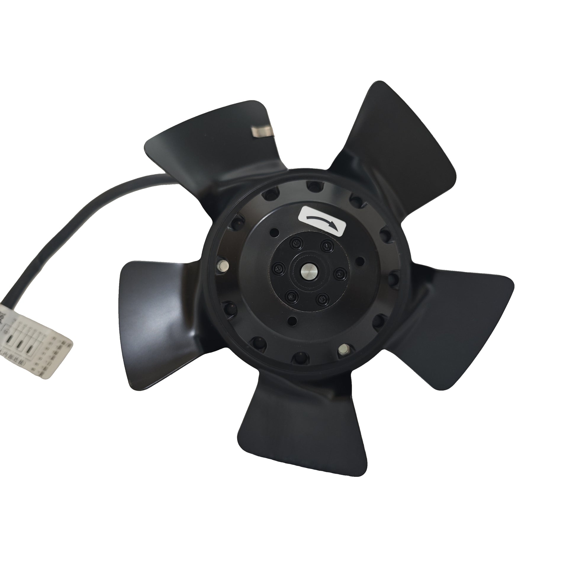 Back view of ebm-papst A2D200-AA02-02 axial fan