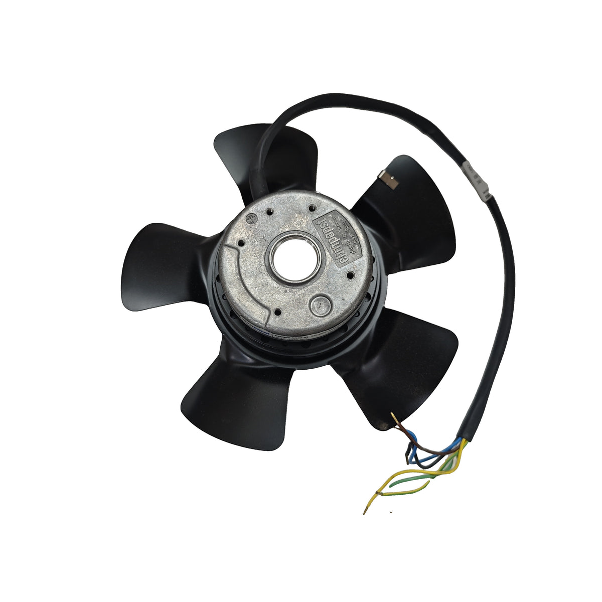 Side view of ebm-papst A2D200-AA02-02 axial fan