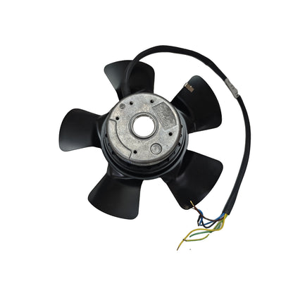 Side view of ebm-papst A2D200-AA02-02 axial fan