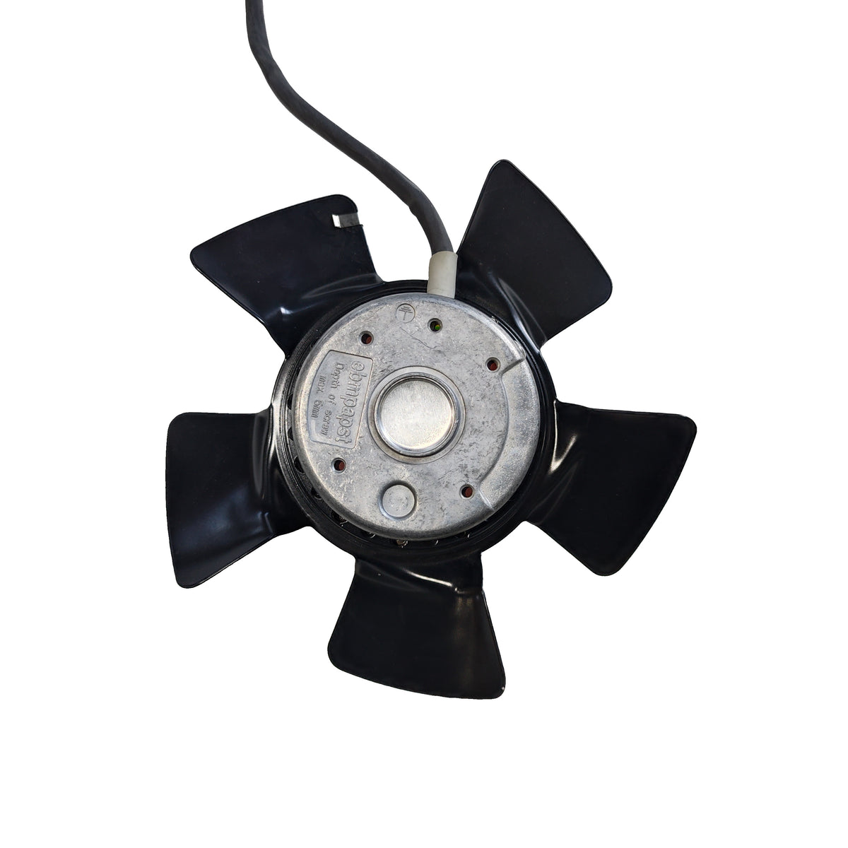 Front view of ebm-papst A2D200-AA02-33 axial fan
