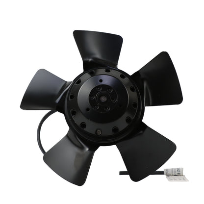 Front view of ebm-papst A2D210-AA10-17 axial fan