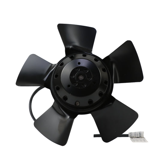 Front view of ebm-papst A2D210-AA10-17 axial fan