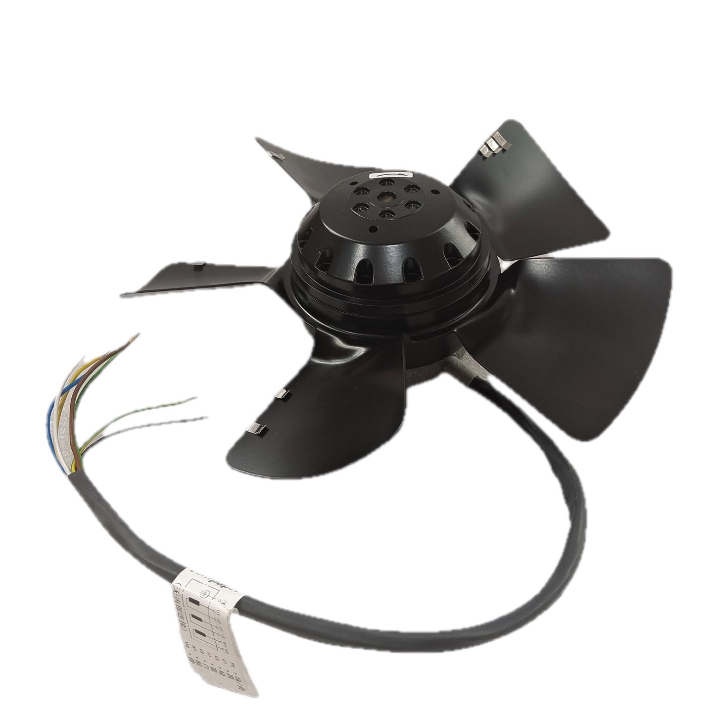 Side view of ebm-papst A2D250-AA02-02 axial fan